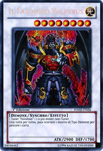HA02-IT056 Il Favoloso Valkyrus rara segreta 1a Edizione (IT) -NEAR MINT-