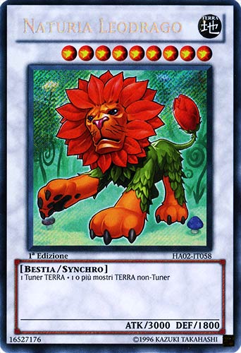 HA02-IT058 Naturia Leodrago rara segreta 1a Edizione (IT) -NEAR MINT-