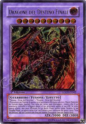 LODT-IT042 Dragone del Destino Finale rara ultimate 1a Edizione (IT) -PLAYED-