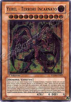 PTDN-IT007 Yubel - Terrore Incarnato rara ultimate 1a Edizione (IT) -NEAR MINT-