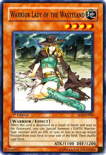 SD5-EN002 Lady Warrior of the Wasteland comune 1st edition -NEAR MINT-