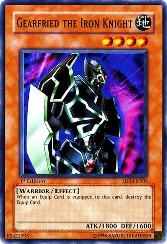 SD5-EN005 Gearfried the Iron Knight comune 1st edition -NEAR MINT-