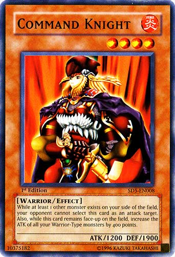 SD5-EN008 Command Knight comune 1st edition -NEAR MINT-