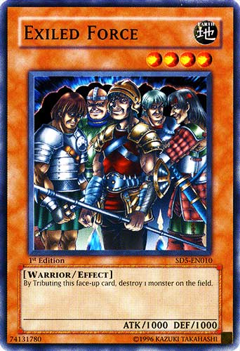 SD5-EN010 Exile Force comune 1st edition -NEAR MINT-