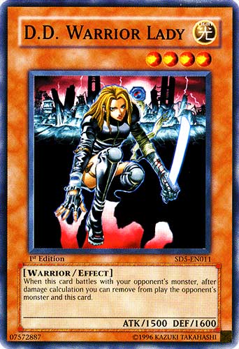 SD5-EN011 D.D. Warrior Lady comune 1st edition -NEAR MINT-