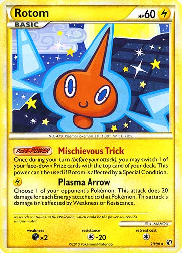 20 / 90 Rotom rara (EN) -NEAR MINT-