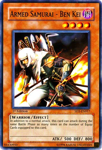SD5-EN017 Armed Samurai - Ben Kei comune 1st edition -NEAR MINT-