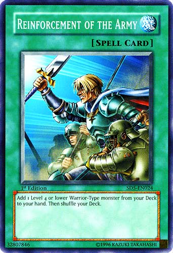 SD5-EN024 Reinforcement of the Army comune 1st edition -NEAR MINT-