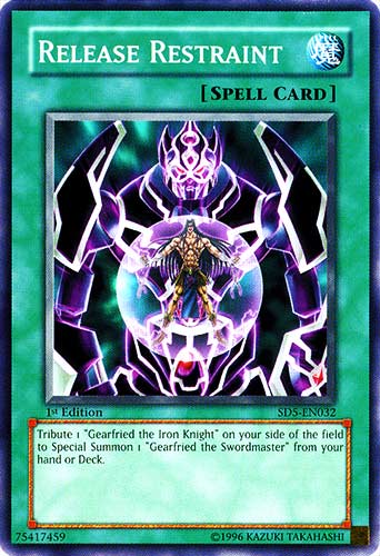 SD5-EN032 Release Restraint comune 1st edition -NEAR MINT-