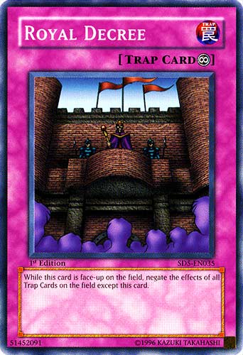 SD5-EN035 Royal Decree comune 1st edition -NEAR MINT-