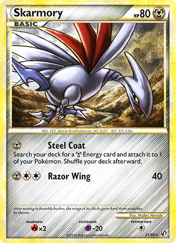 21 / 90 Skarmory rara (EN) -NEAR MINT-