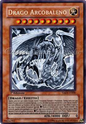 TAEV-IT006 Drago Arcobaleno rara ghost 1a Edizione (IT) -NEAR MINT-