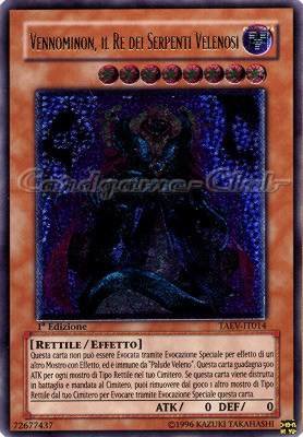 TAEV-IT014 Vennominon, il Re dei Serpenti Velenosi rara ultimate 1a Edizione (IT)  -PLAYED-
