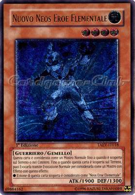 TAEV-IT018 Nuovo Neos Eroe Elementale rara ultimate 1a Edizione (IT) -NEAR MINT-