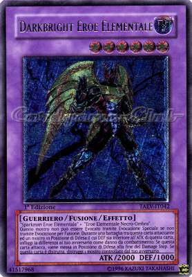 TAEV-IT042 Darkbright Eroe Elementale rara ultimate 1a Edizione (IT) -NEAR MINT-