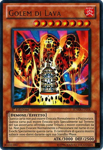 SDMA-IT014 Golem di Lava ultra rara 1a Edizione (IT) -NEAR MINT-