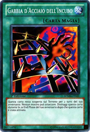 SDMA-IT021 Gabbia d'Acciaio nell'Incubo comune 1a Edizione (IT) -NEAR MINT-