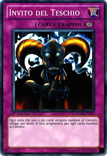 SDMA-IT031 Invito del Teschio comune 1a Edizione (IT) -NEAR MINT-