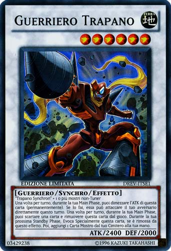 DREV-ITSE1 Guerriero Trapano super rara Edizione Limitata (IT) -NEAR MINT-