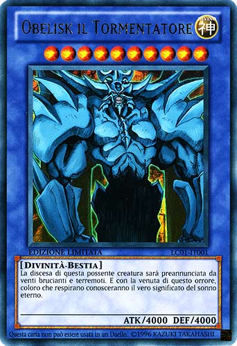 LC01-IT001 Obelisk il Tormentatore ultra rara Edizione Limitata (IT) -NEAR MINT-