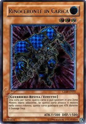 CDIP-IT031 Rinoceronte in Carica rara ultimate Unlimited (IT) -NEAR MINT-