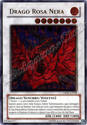 CSOC-IT039 Drago Rosa Nera rara ultimate Unlimited (IT) -GOOD-