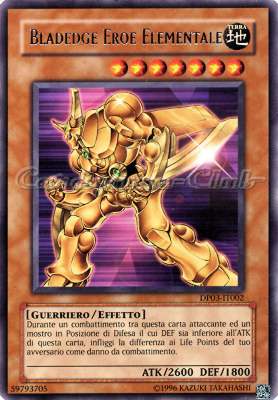 DP03-IT002 Bladedge Eroe Elementale rara Unlimited (IT) -NEAR MINT-