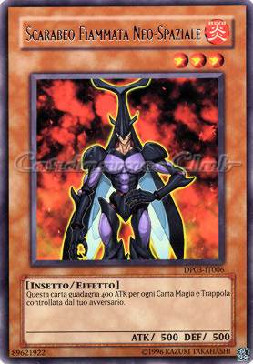 DP03-IT006 Scarabeo Fiammata Neo-Spaziale rara Unlimited (IT) -NEAR MINT-