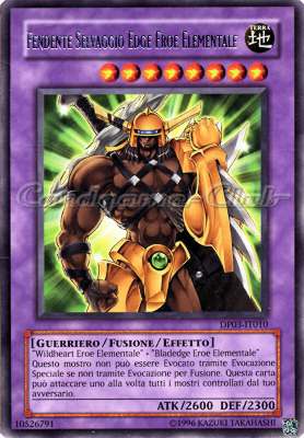 DP03-IT010 Fendente Selvaggio Edge Eroe Elementale rara Unlimited (IT) -NEAR MINT-