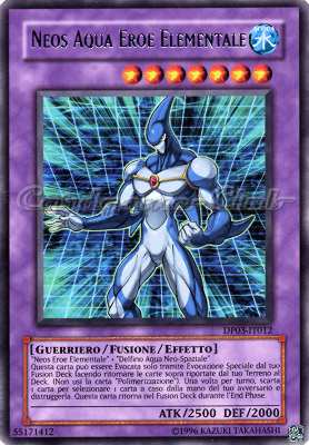 DP03-IT012 Neos Aqua Eroe Elementale rara Unlimited (IT) -NEAR MINT-