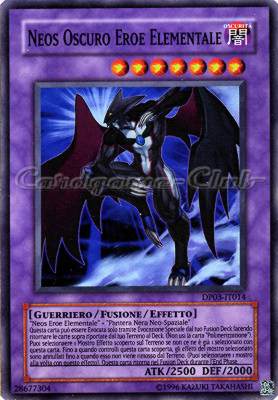 DP03-IT014 Neos Oscuro Eroe Elementale super rara Unlimited (IT) -NEAR MINT-