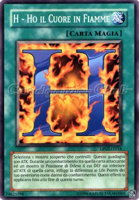 DP03-IT016 H-Ho il Cuore in Fiamme comune Unlimited (IT) -NEAR MINT-