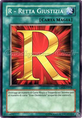 DP03-IT018 R-Retta Giustizia comune Unlimited (IT) -NEAR MINT-