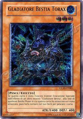 GLAS-IT081 Gladiatore Bestia Torax rara ultimate Unlimited (IT) -NEAR MINT-