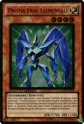 GLD3-IT014 Prisma Eroe Elementale rara oro Edizione Limitata (IT) -NEAR MINT-