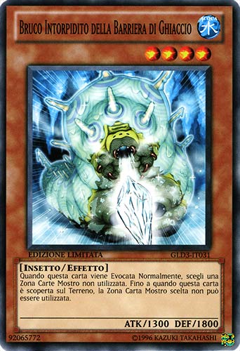 GLD3-IT031 Bruco Intorpidito della Barriera di Ghiaccio comune Edizione Limitata (IT) -NEAR MINT-