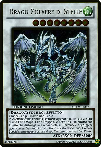 GLD3-IT037 Drago Polvere di Stelle rara oro Edizione Limitata (IT) -NEAR MINT-