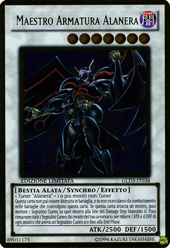 GLD3-IT038 Maestro Armatura Alanera rara oro Edizione Limitata (IT) -NEAR MINT-