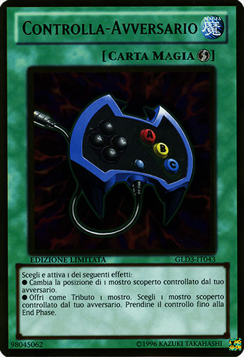 GLD3-IT043 Controlla-Avversario rara oro Edizione Limitata (IT) -NEAR MINT-