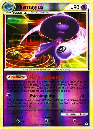 05 / 95 Mismagius rara foil reverse (IT) -GOOD-