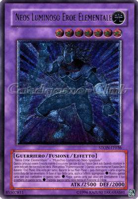 STON-IT036 Neos Luminoso Eroe Elementale rara ultimate Unlimited (IT) -NEAR MINT-