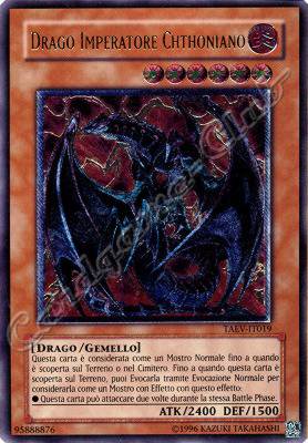 TAEV-IT019 Drago Imperatore Chthoniano rara ultimate Unlimited (IT) -NEAR MINT-