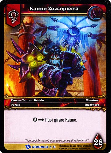 GRAND MELEE 02/13 Kauno Zoccopietra rara -NEAR MINT-