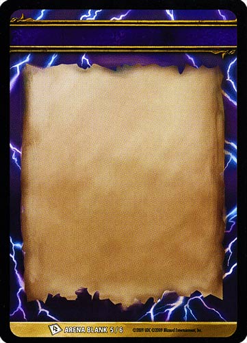 ARENA BLANK 5/6 Senza Nome comune -NEAR MINT-