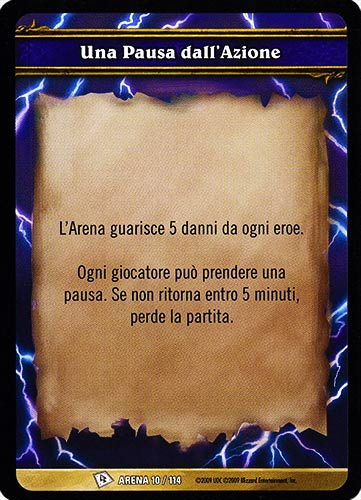 ARENA 010/114 Una Pausa dall'Azione comune -NEAR MINT-