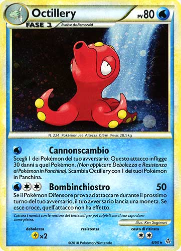 06 / 95 Octillery rara foil (IT) -NEAR MINT-