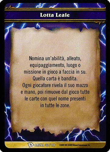 ARENA 032/114 Lotta Leale comune -NEAR MINT-