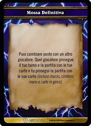 ARENA 034/114 Mossa Definitiva comune -NEAR MINT-