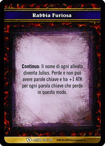 ARENA 039/114 Rabbia Furiosa comune -NEAR MINT-