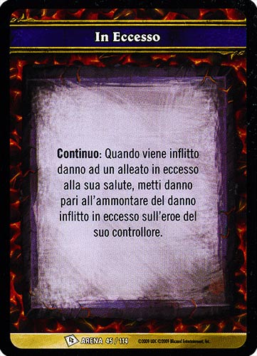 ARENA 045/114 In Eccesso comune -NEAR MINT-